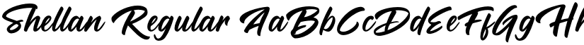 Shellan Regular font