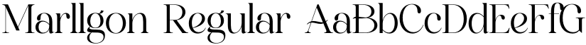Marllgon Regular font