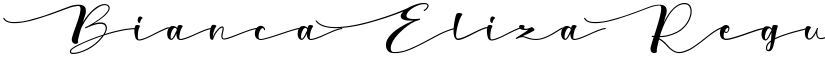 Bianca Eliza Regular font