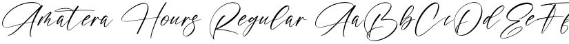 Amatera Hours font download