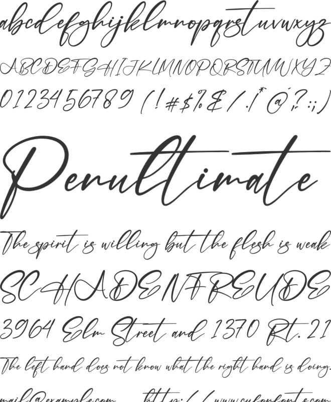 Daylight font preview