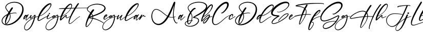 Daylight Regular font