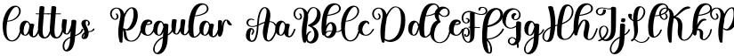 Cattys Regular font