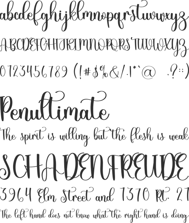 Wintersmiles font preview