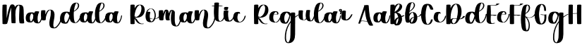 Mandala Romantic font download