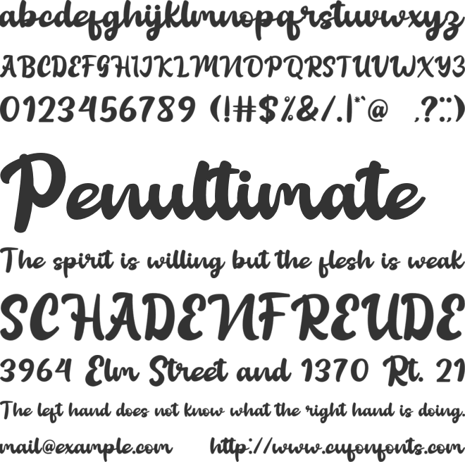 Anderlin Daily font preview