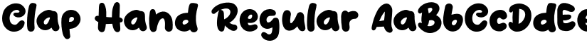Clap Hand font download