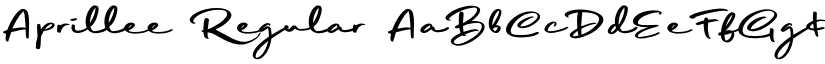Aprillee Regular font