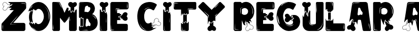 Zombie City Regular font