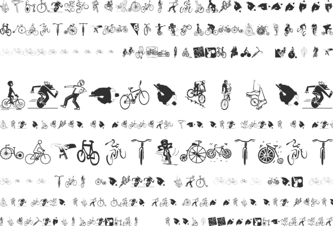 Cycling font preview