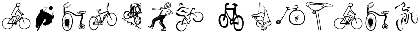 Cycling font
