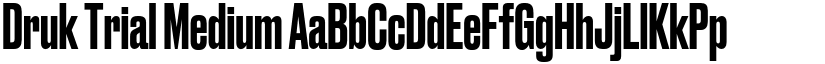 Druk Trial Medium font