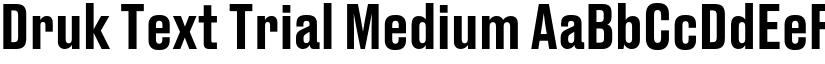 Druk Text Trial Medium font