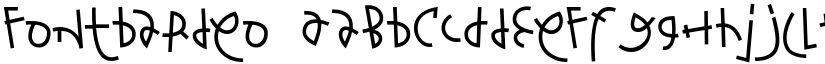 Fontbardeo font download