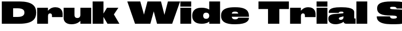 Druk Wide Trial Super font