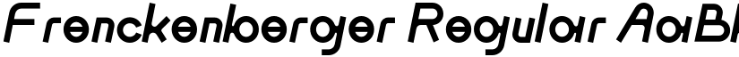Frenckenberger Regular font