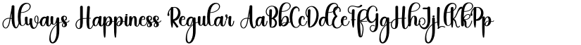 Always Happiness font download