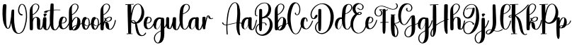 Whitebook font download