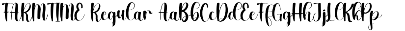 FARMTIME Regular font
