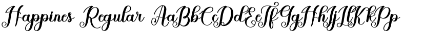 Happines Regular font