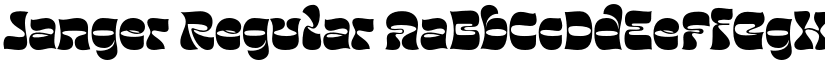 Janger Regular font
