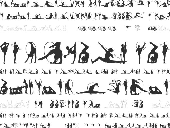 Gimnasia font preview