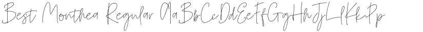Best Monthea Regular font
