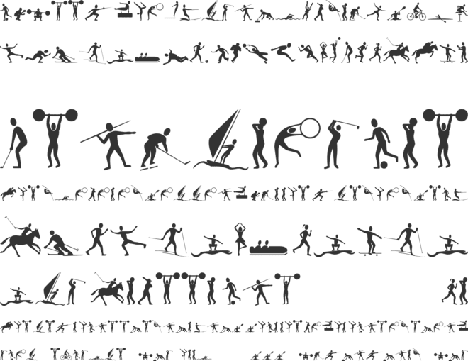 Athletes font preview