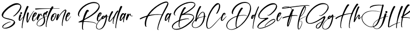 Silverstone Regular font