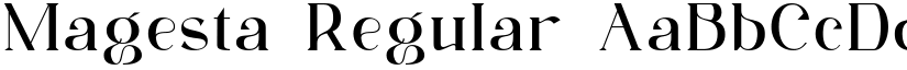 Magesta Regular font