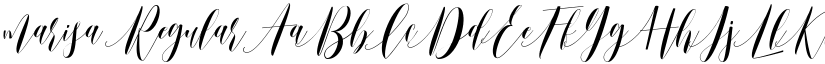 marisa Regular font