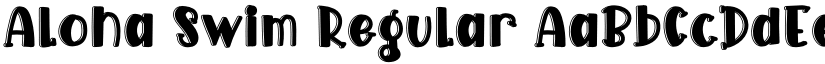 Aloha Swim Regular font