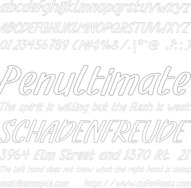 Mexico House font preview