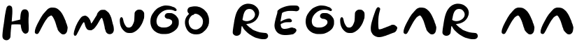 Hamugo Regular font
