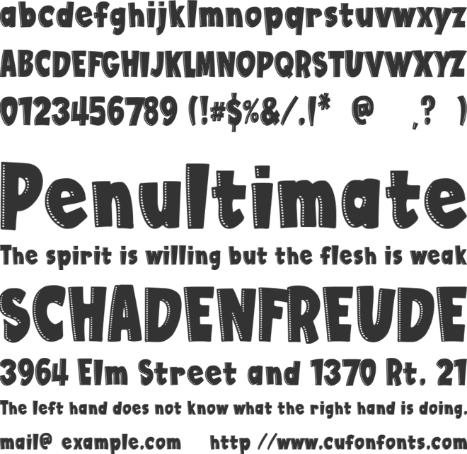 Clows Brotherhood font preview