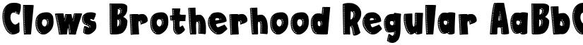 Clows Brotherhood Regular font