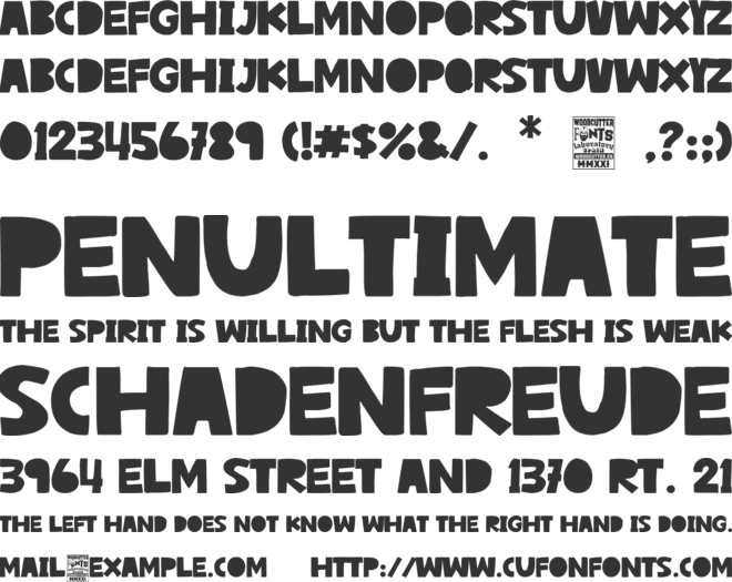 Doctor Oregon font preview