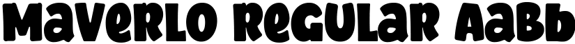 Maverlo Regular font