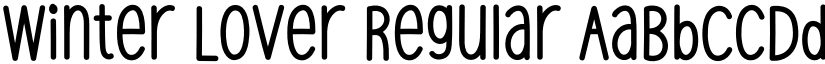 Winter Lover Regular font