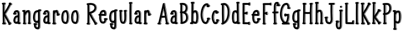Kangaroo Regular font