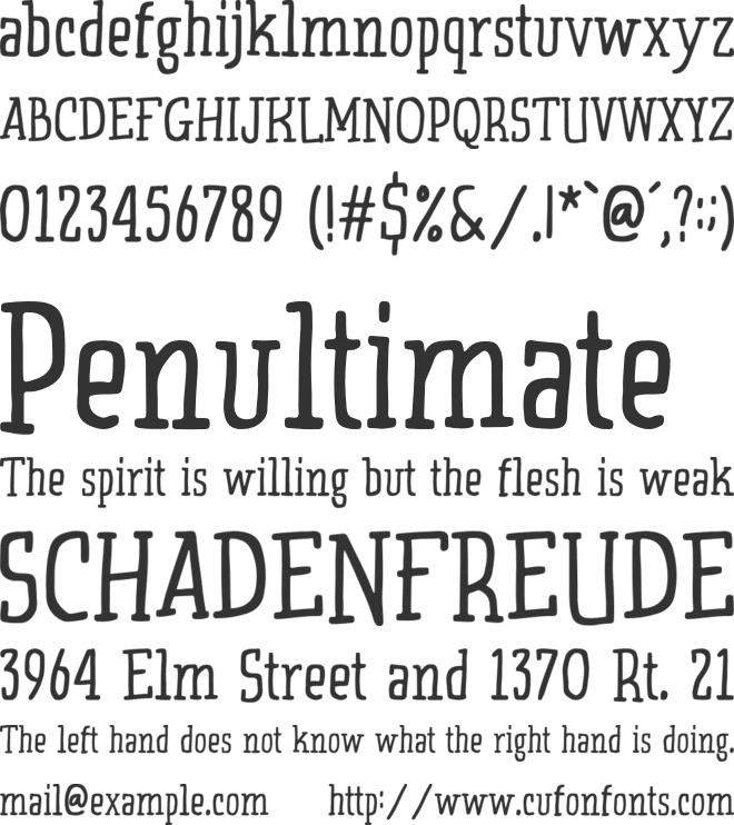 PUMPQEEN font preview