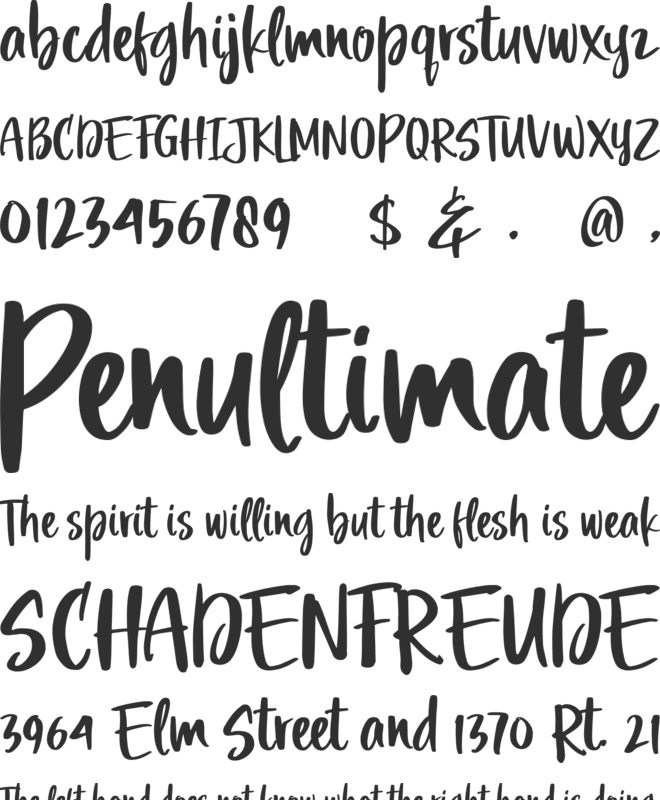 Mountty Free Personal Use font preview