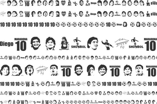 Grande Maradona font preview