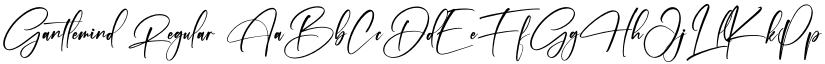 Gantlemind Regular font