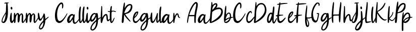 Jimmy Callight font download