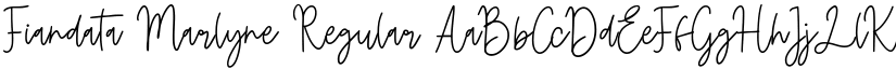 Fiandata Marlyne Regular font