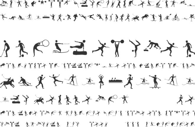 Sportive font preview