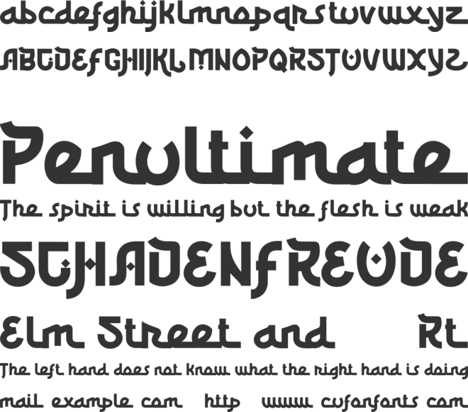 Miqdad font preview