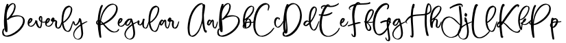 Beverly Regular font