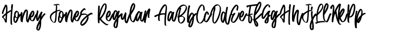 Honey Jones Regular font